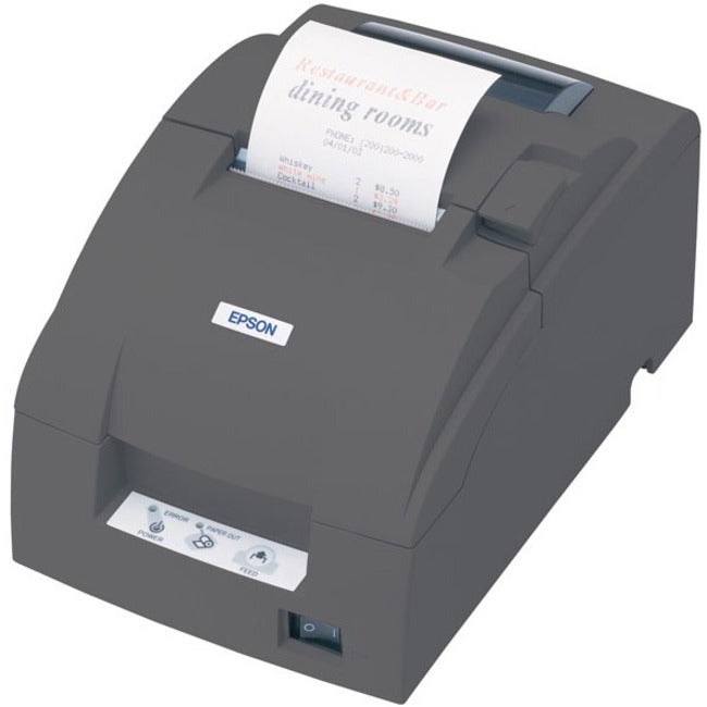 Epson TM-U220B Desktop Dot Matrix Printer - Monochrome - Receipt Print - Ethernet Epson TM-U220B Desktop Dot Matrix Printer - Monochrome - Receipt Print - Ethernet